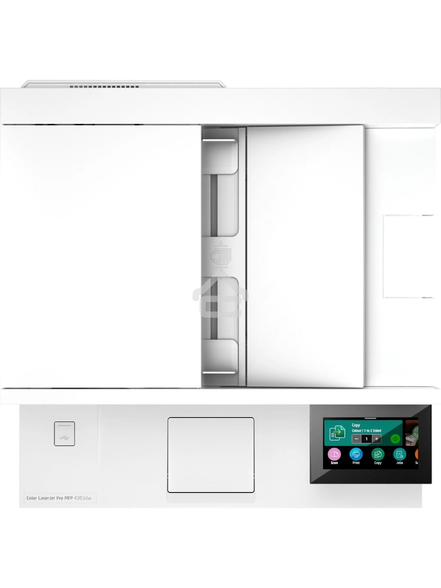 МФУ лазерный HP Color LaserJet Pro MFP 4303dw (5HH65A), A4, цветной, печ. 33 стр/мин., скан. до 44 изобр/мин. (ч/б) 35 изобр/мин. (цвет), 600x600 dpi (печать) 1200x1200 dpi (скан.), USB 2.0, Ethernet (RJ-45), Bluetooth
