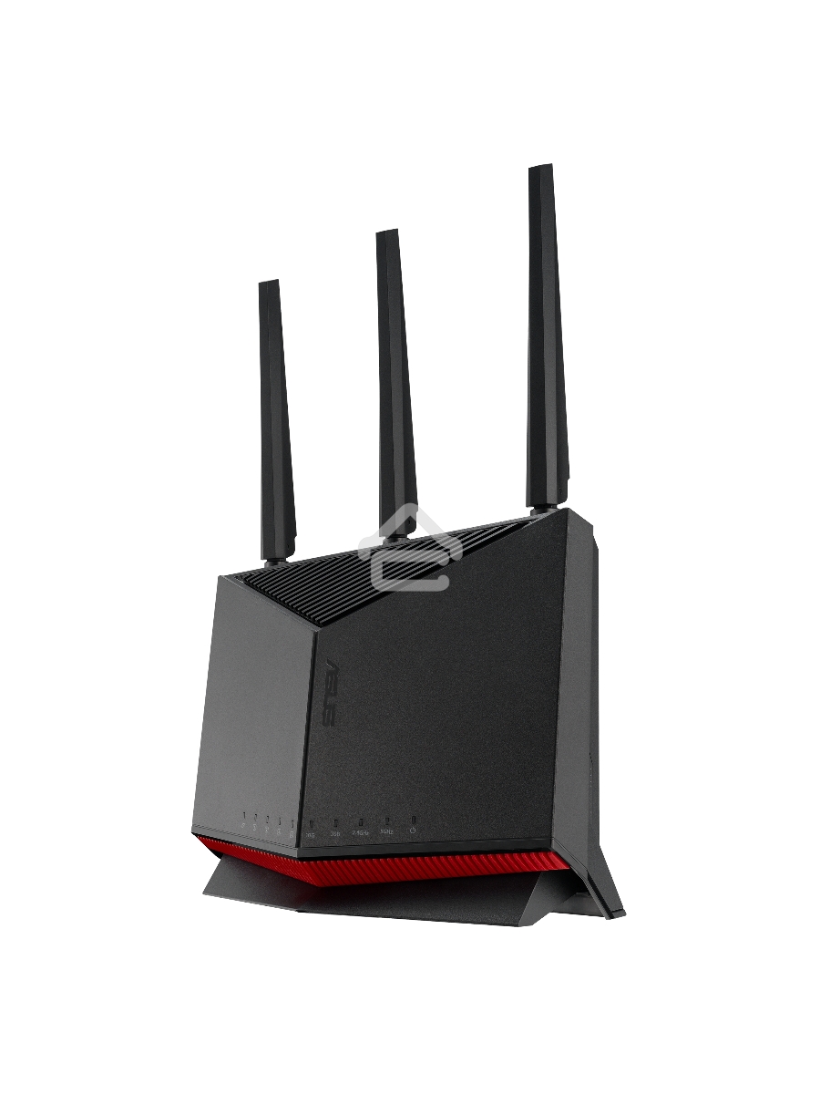 Маршрутизатор ASUS RT-BE86U, черный/красный, 90IG08W0-MO9A0V