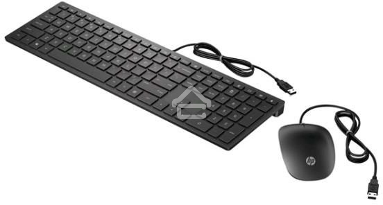 Клавиатура+мышь HP PAV WiredCombo Keyboard 400