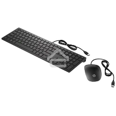 Клавиатура+мышь HP PAV WiredCombo Keyboard 400