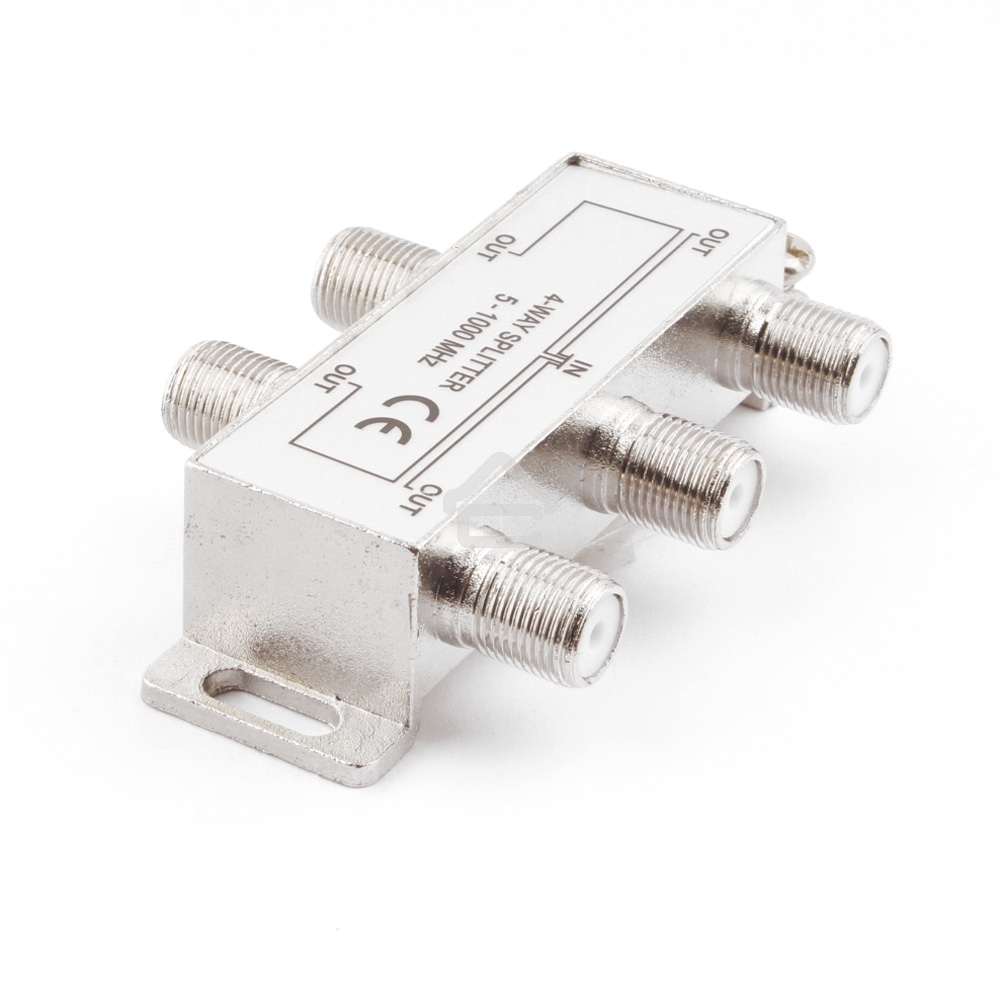 Разветвитель на 4 телевизора, Cablexpert AS-TV-04, 5-1000MHZ