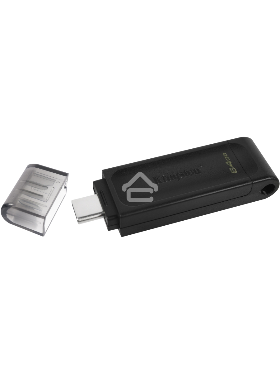 Флеш диск Kingston 64Gb DataTraveler DT70 <DT70/64GB>, USB-C 3.2 Gen 1