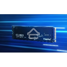 Накопитель SSD Kingston KC3000, 2Tb, PCIe 4.0 x4, M.2 2280, NVMe, R/W 7000/7000, с радиатором
