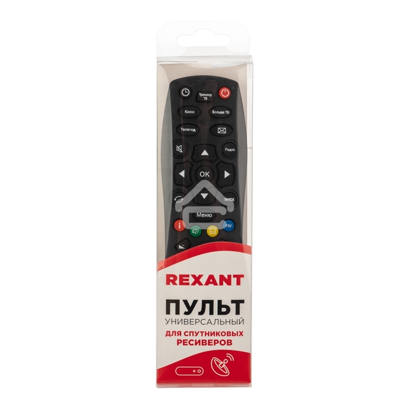 Универсальный пульт дистанционного управления Rexant для спутниковых ресиверов