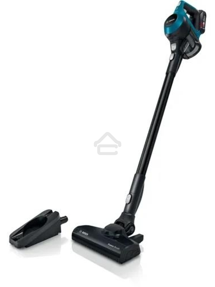 Пылесос вертикальный Bosch BBS611LAG POWER FOR ALL 18V синий, питание от аккумулятора, уборка сухая, работа от АКБ max 30 мин