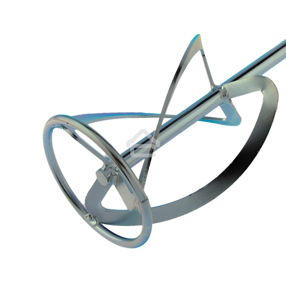 Насадка для миксера Сибртех, для легких растворов,120 х 590 мм, оцинкованная,хвостовик резьба М14