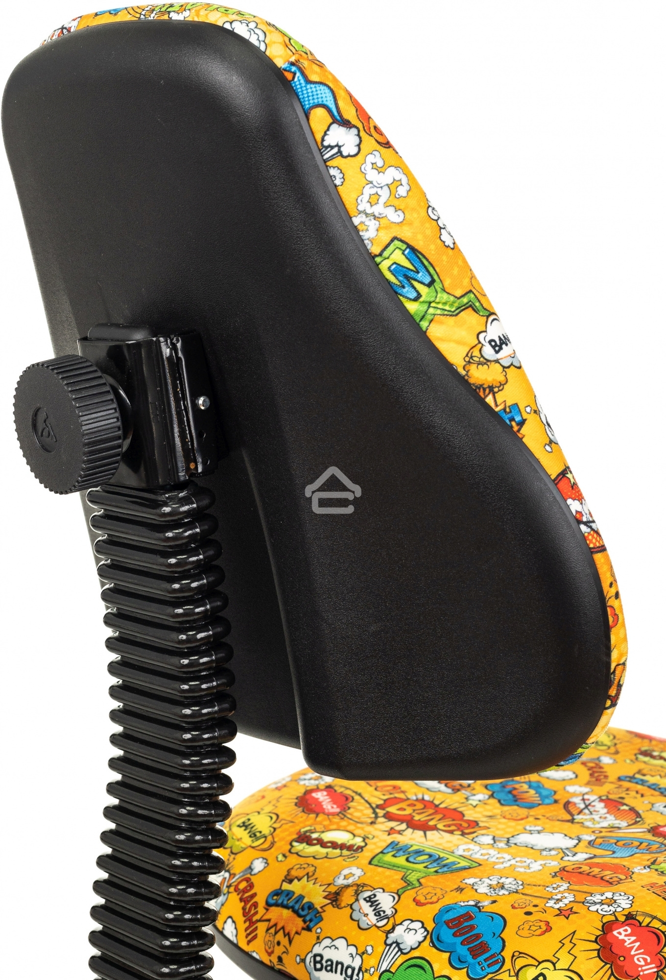 Кресло детское Бюрократ KD-4 оранжевый бэнг крестов. пластик