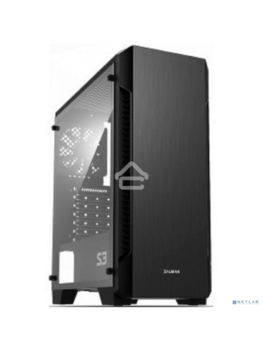 Компьютерный корпус Zalman S3 черный без БП ATX 2x120mm 2xUSB2.0 1xUSB3.0 audio bott PSU