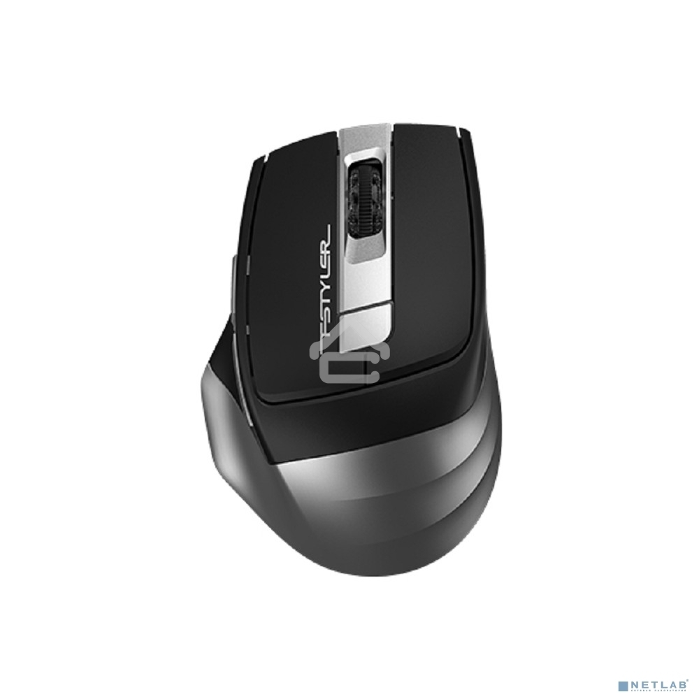 Мышь беспроводная A4Tech Fstyler FB35S серый/черный, 2000 dpi, радиоканал, Bluetooth, USB, кнопки - 5