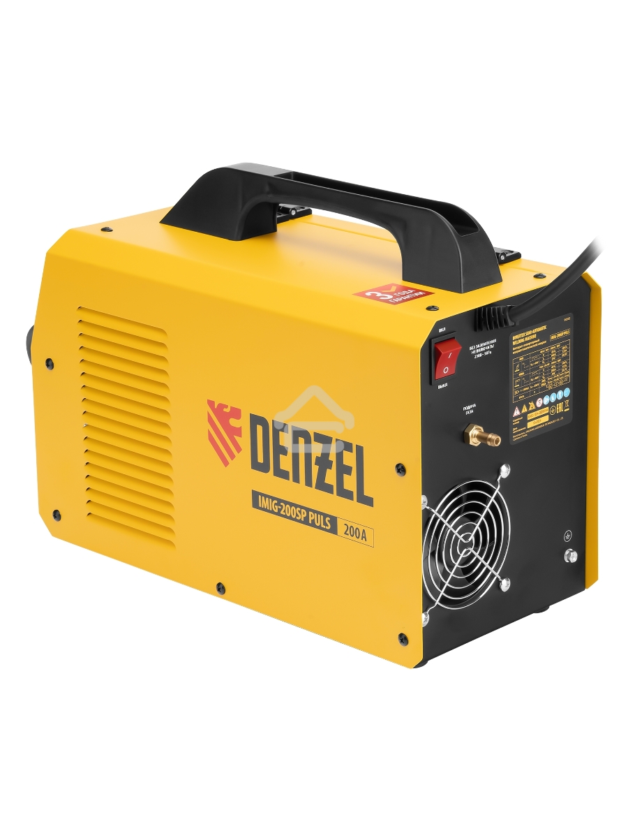 Аппарат инвертор. полуавтомат. cварки IMIG-200SP Pulse, 200 А, ПВ 60%, катушка 5 кг  Denzel