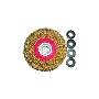 Кордщетка FIT 39015колесо 150мм