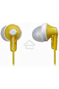 Наушники Panasonic RP-HJE118GUY желтый 1.1м