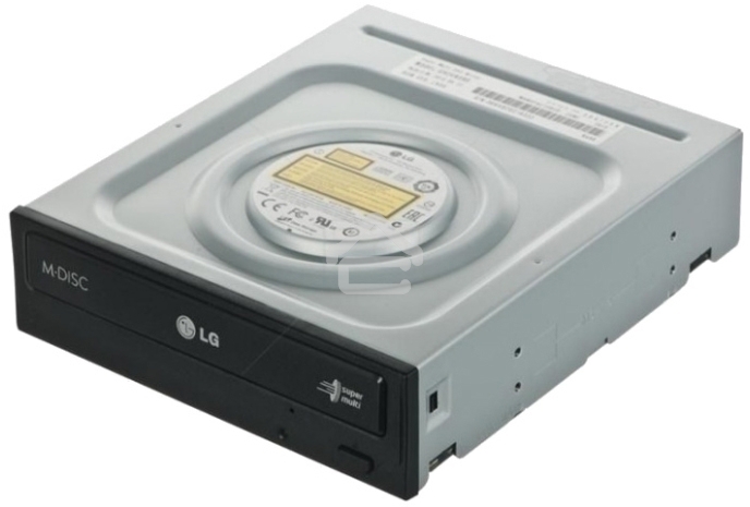 Оптический привод DVD-RW LG GH24NSD5 (SATA, черный) OEM