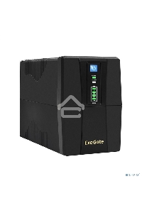 Источник бесперебойного питания ExeGate Power Back BNB-1000.LED.AVR.4C13.RJ.USB <1000VA/550W, LED, AVR, 4*C13, RJ45/11,USB, Black>