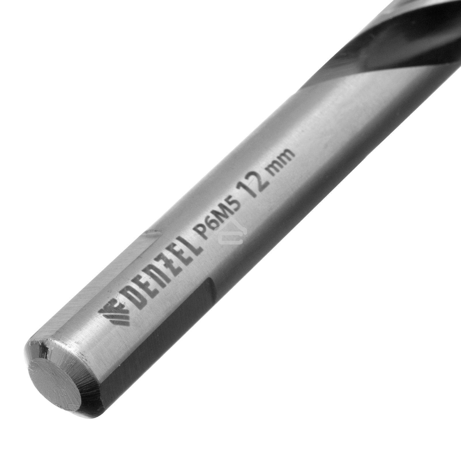 Сверло спиральное по металлу Denzel 12 x 151мм, Р6М5, Golden Tip, многогранная заточка