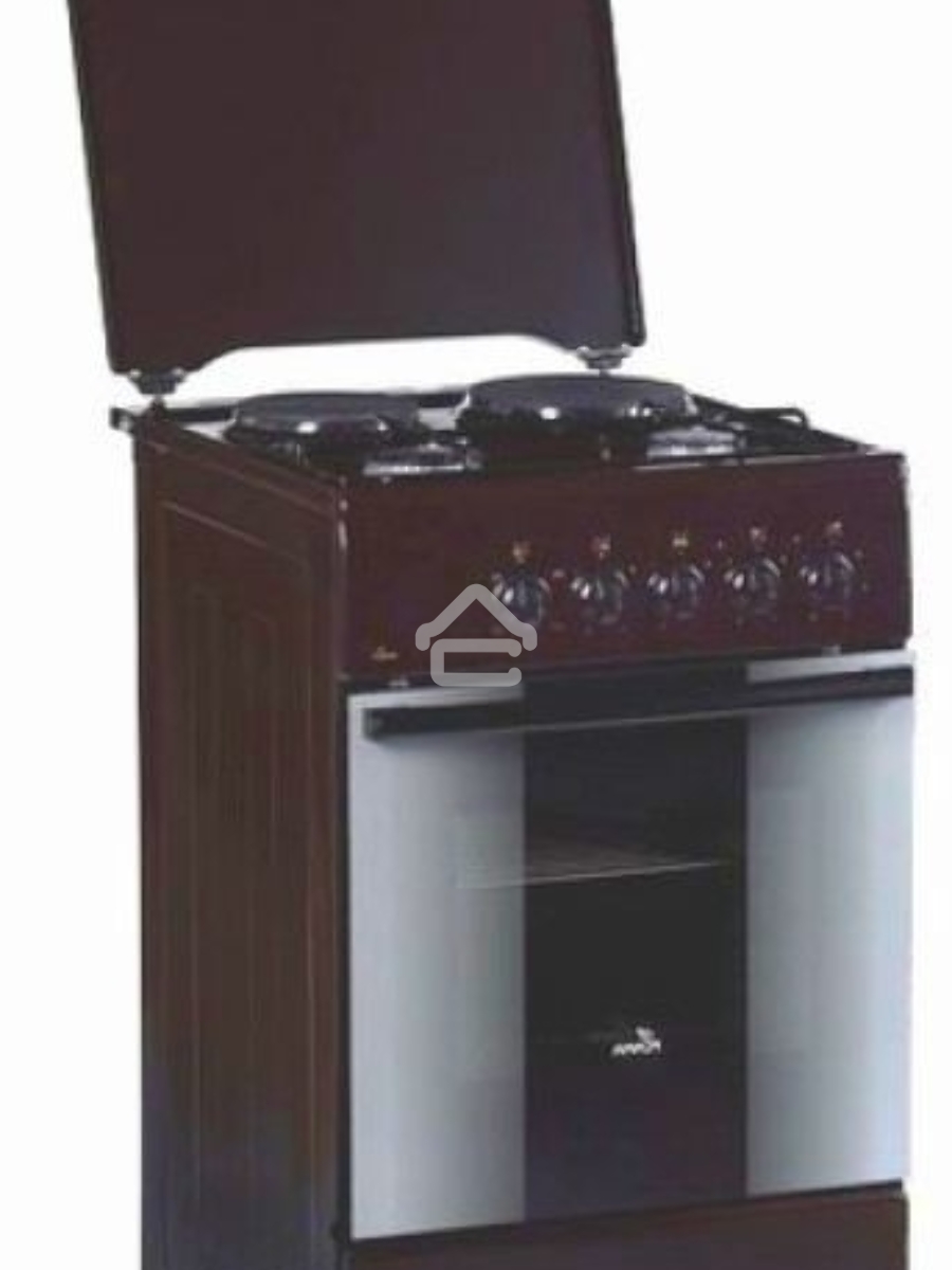 Плита комбинированная Flama RK 2211 B черный, конфорок 2 газовых и 2 электрических, духовка 50 л, 50 см x 85 см x 60 см