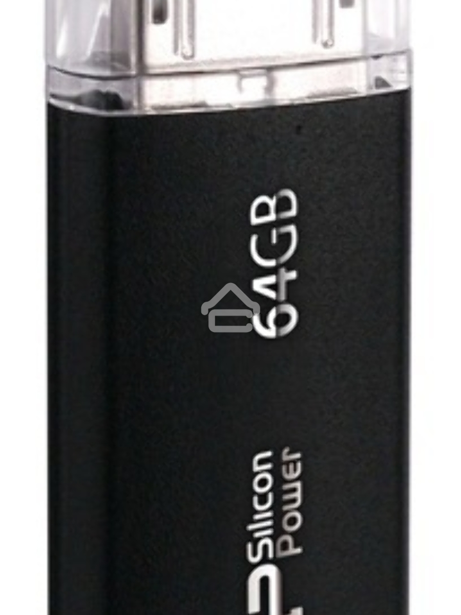Флешка USB Silicon Power R/W USB Drive 64Gb Ultima II SP064GBUF2M01V1K USB2.0, Black