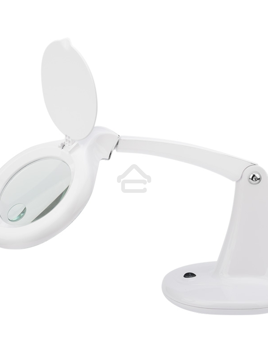 Лупа настольная 3D+12D Rexant с подсветкой 60 LED, белая