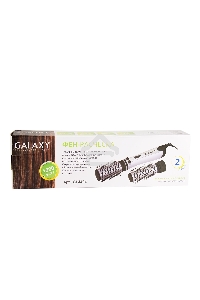 Фен-расческа Galaxy Line GL 4404, сиреневый с черным, 1200 Вт, 2 насадки (диаметр 50 мм и 30 мм), 2 направления вращения насадок, 2 скоростных режима, керамическое покрытие насадок, функция «холодный воздух»