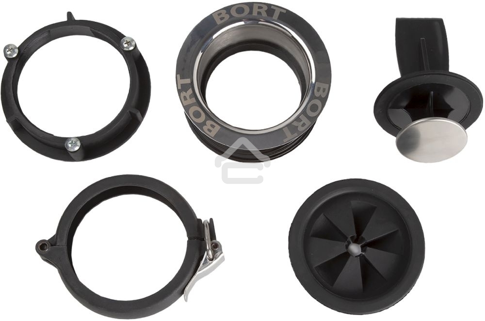 Измельчитель пищевых отходов Bort Alligator Plus, 750 Вт., объем 1 450 мл., пневмовыключатель