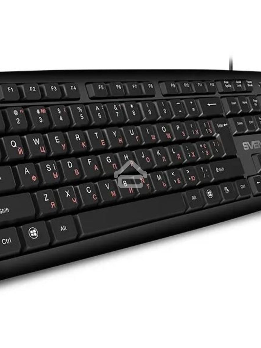Клавиатура SVEN KB-S230 чёрная (104кл, каб. 2м)