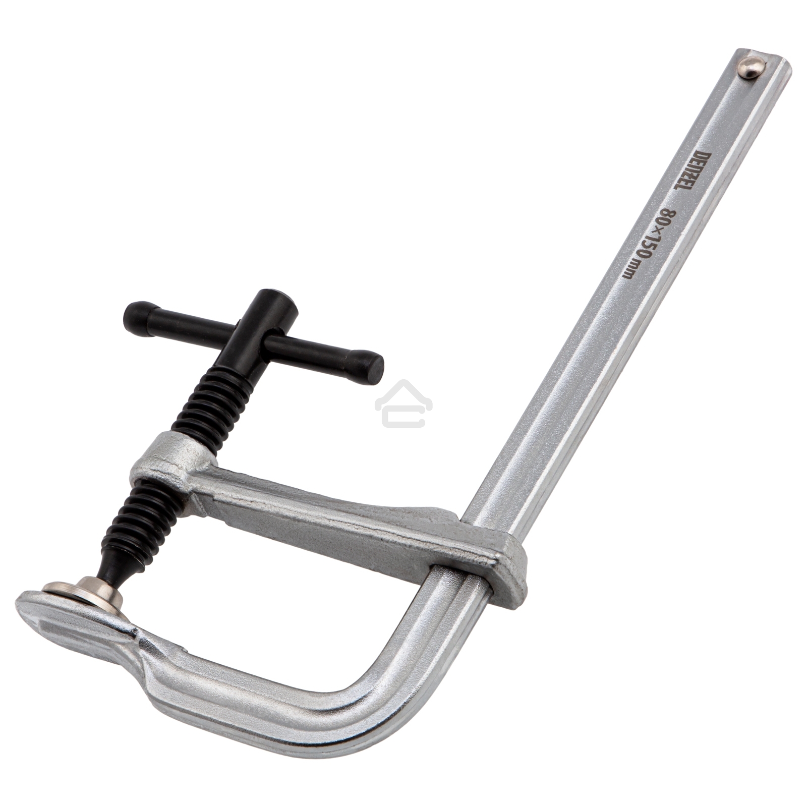 Струбцина Denzel F-образная, 80x150 мм, кованая