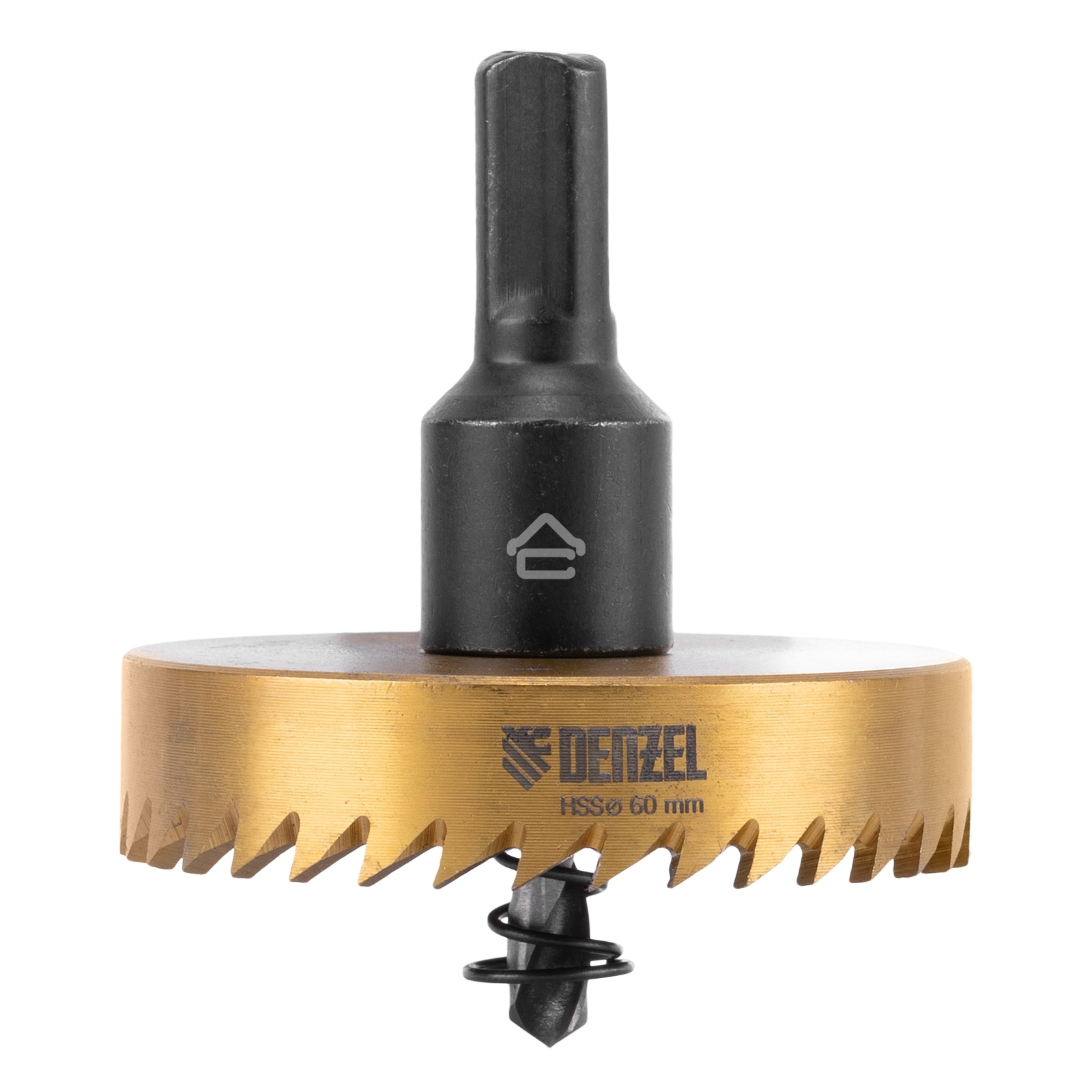 Коронка по металлу Denzel HSS, 60 мм, нитридтитановое покрытие
