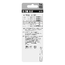 Полотна для электролобзика Matrix по металлу, 3 шт., 50 х 0,8мм, HSS, EU- хвостовик