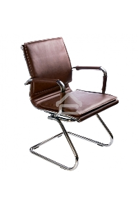 Кресло компьютерное Бюрократ CH-993-Low-V/Brown коричневый, низкая спинка, искусственная кожа