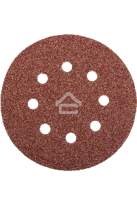 Круг фибровый STAYER MASTER 35452-125-060  8 отверстий велкро P60 125мм 5шт.