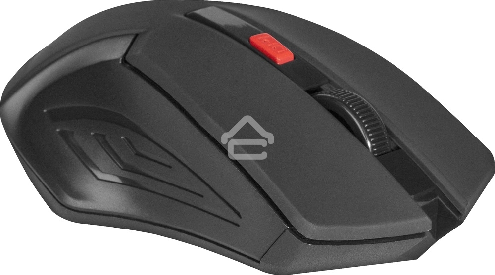 Мышь беспроводная Defender Accura MM-275 красный, 1600 dpi, радиоканал, USB, кнопки - 6