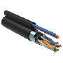 Кабель информационный ITK LC3-C5E04-379 кат.5е F/UTP общий экран 2X2X24AWG LDPE внешний 305м черный