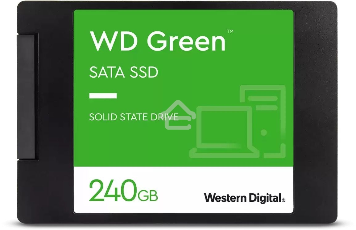 Накопитель SSD WD Green WDS240G3G0A, 240Gb, SATA III, 2.5