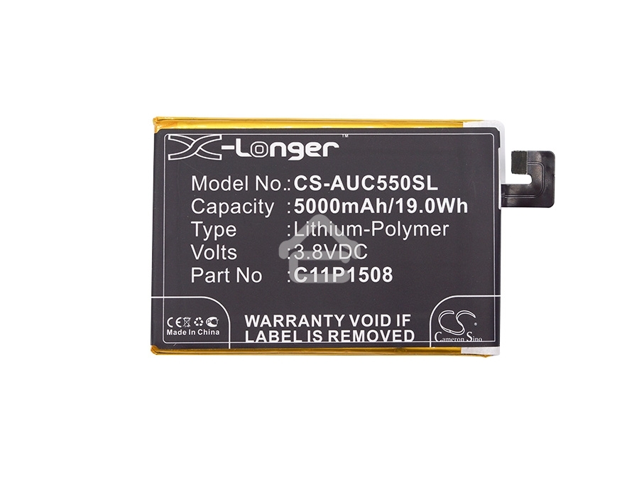 Аккумулятор CameronSino CS-AUC550SL C11P1508 для AsusZenFone 50003.8V / 5000mAh / 19.00Wh