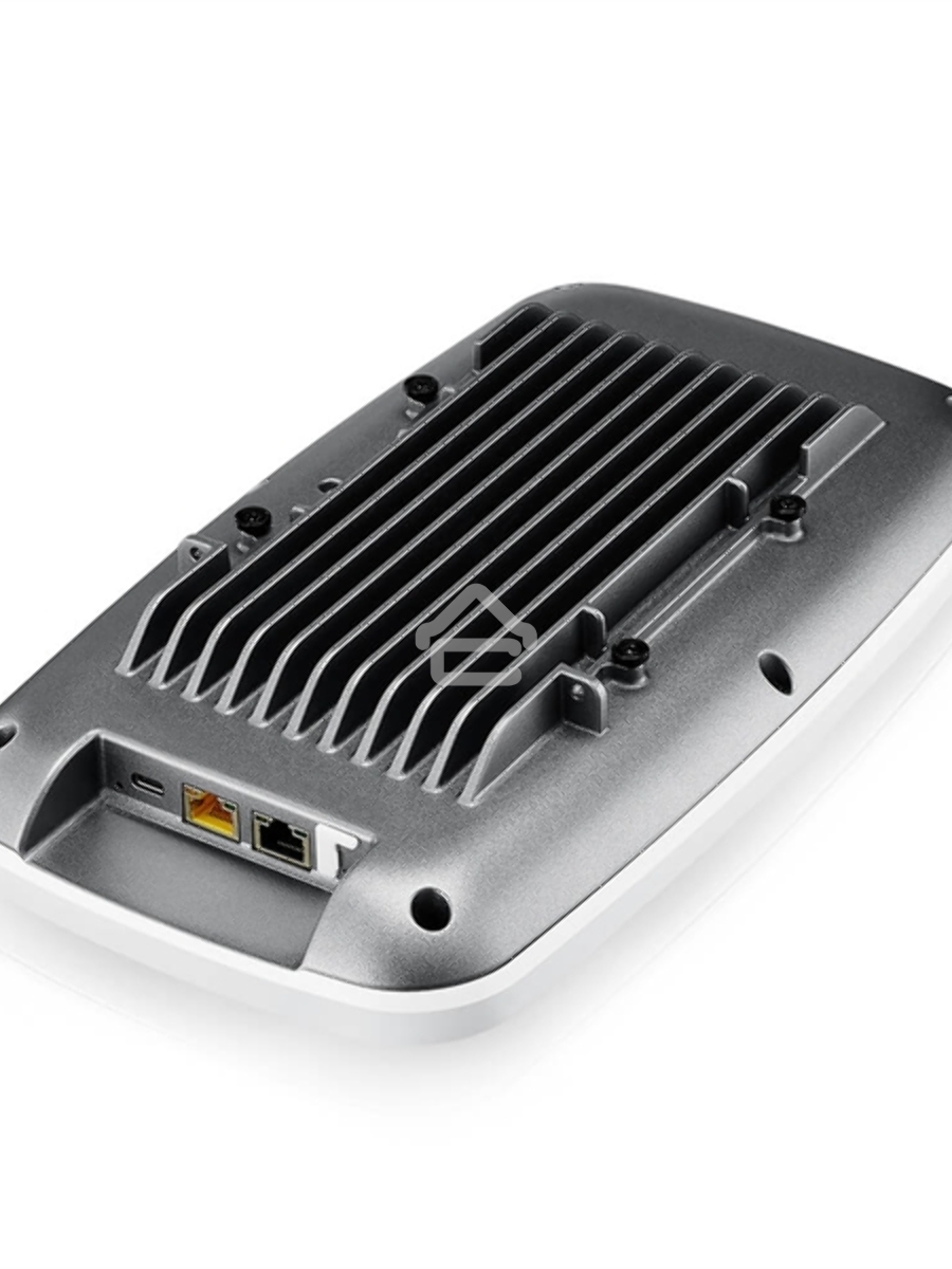 Точка доступа Zyxel NebulaFlex WBE660S, WiFi 7, 802.11a/b/g/n/ac/ax/be (2,4 и 5 ГГц), MU-MIMO, Smart Antenna, антенны 4x4, до 1376+8640 Мбит/с, 1xLAN 10GE, 1xLAN GE, PoE, защита от 4G/5G, BLE Beacon