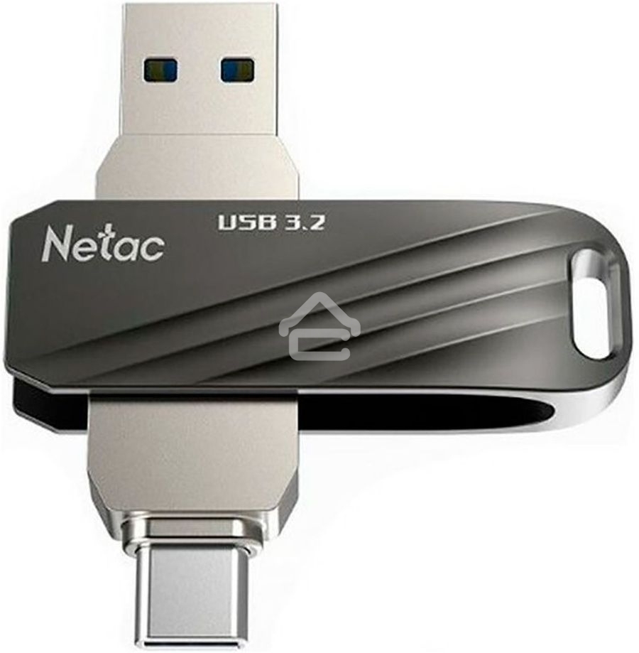Флешка USB Netac US11 128Gb USB 3.0+TypeC Dual Flash