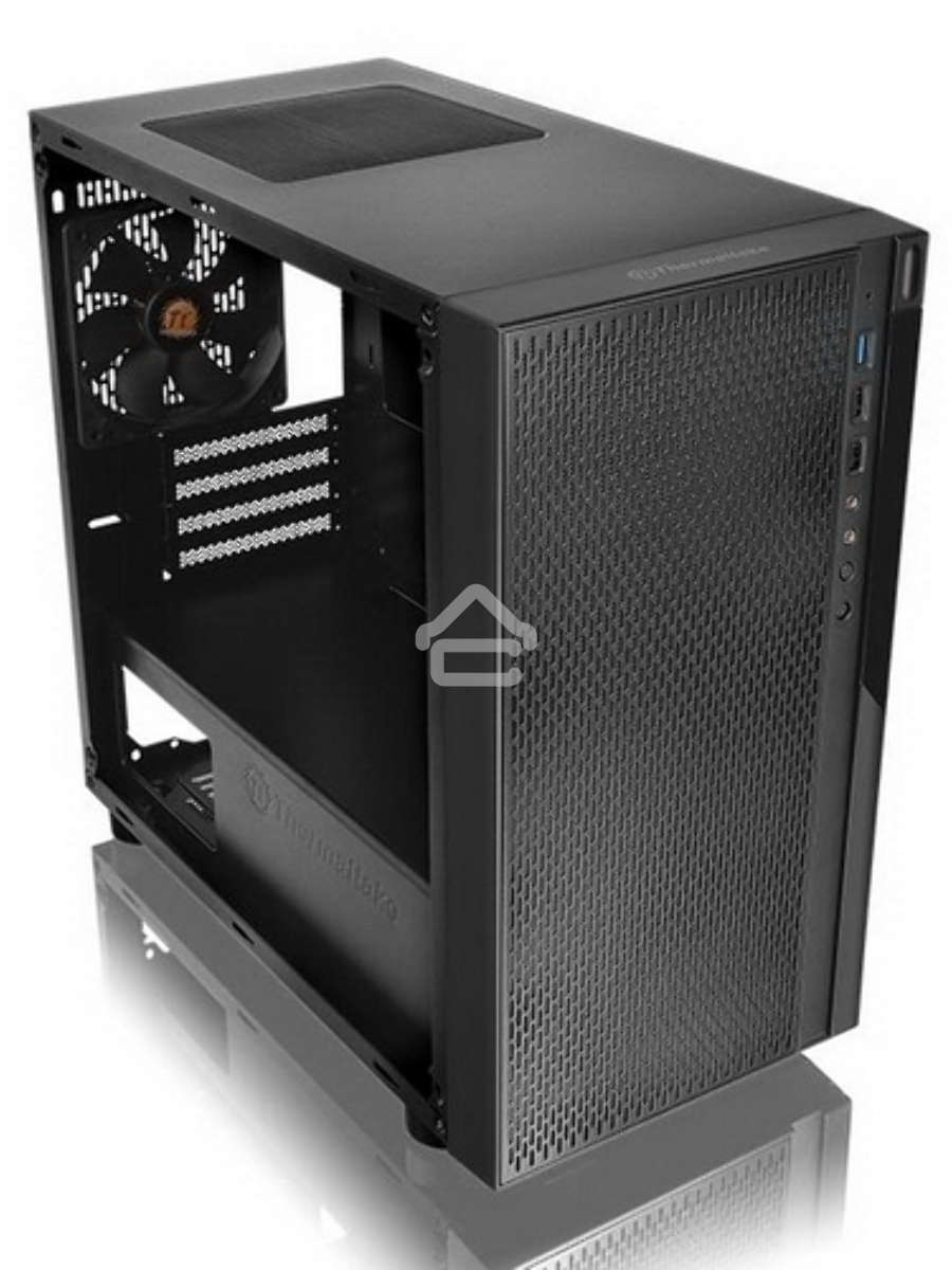 Компьютерный корпус Thermaltake Versa H18 Window черный без БП mATX 2xUSB2.0 1xUSB3.0 audio bott PSU