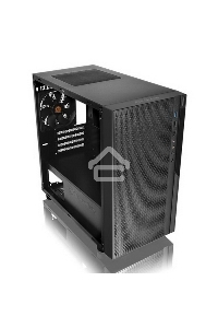 Компьютерный корпус Thermaltake Versa H18 Window черный без БП mATX 2xUSB2.0 1xUSB3.0 audio bott PSU