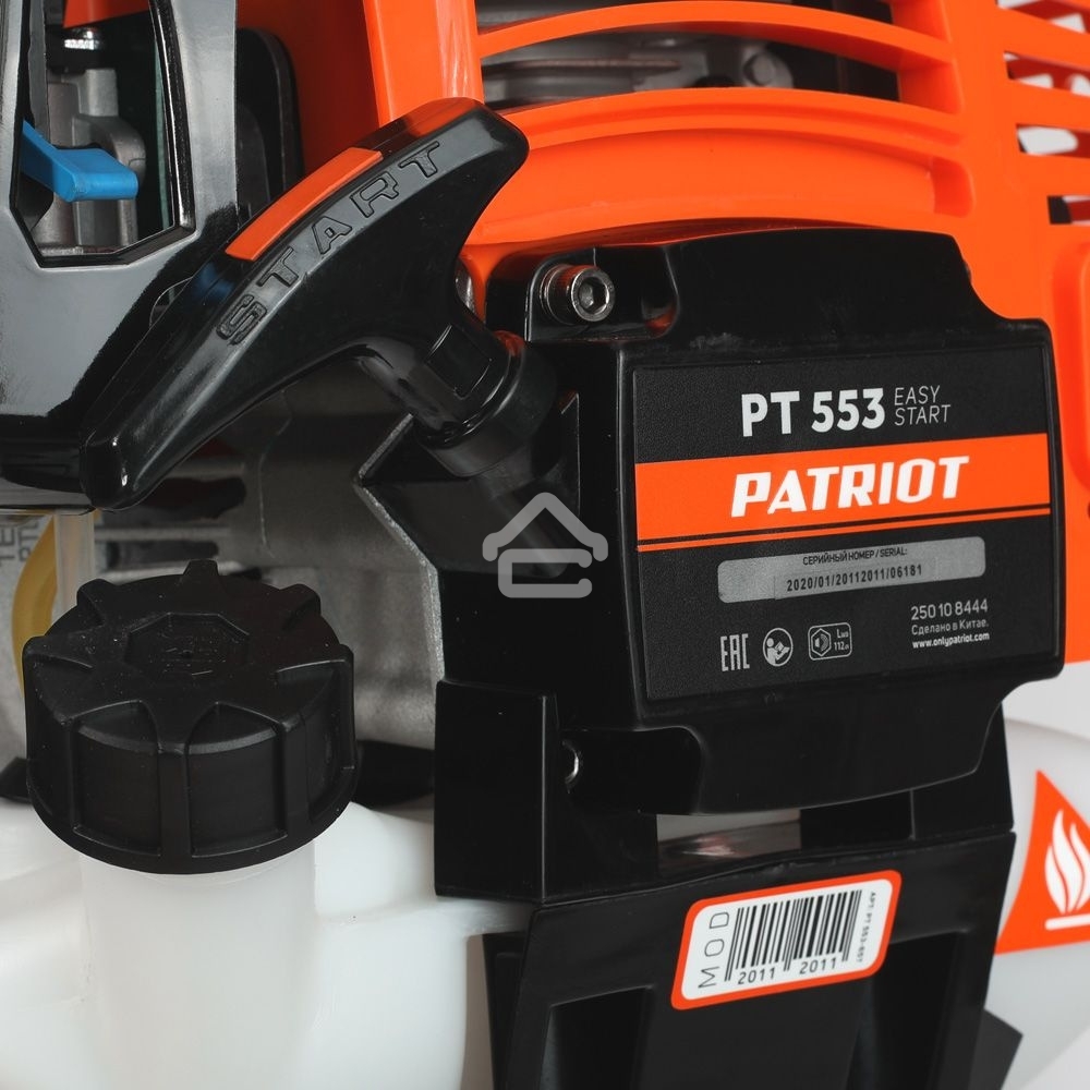 Триммер бензиновый Patriot PT 553 (1+1) 1840Вт 3л.с. реж.эл.:леска/нож