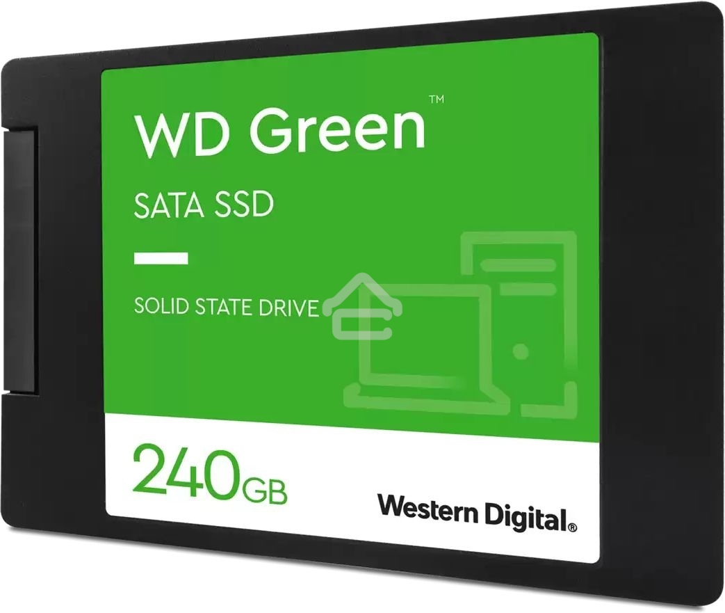 Накопитель SSD WD Green WDS240G3G0A, 240Gb, SATA III, 2.5