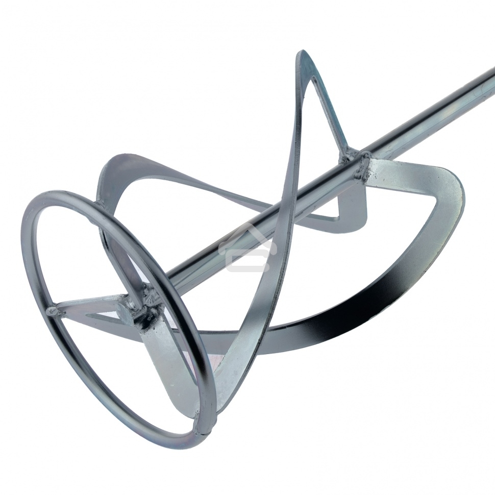 Насадка для миксера Сибртех, для легких растворов,140 х 590 мм, оцинкованная,хвостовик резьба М14