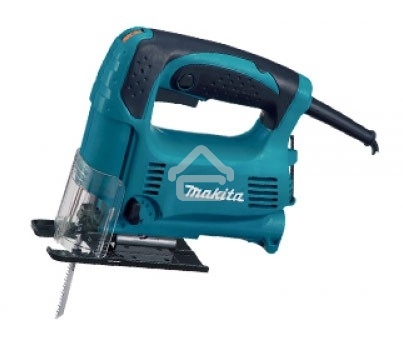 Макита Лобзики Makita 4328 Лобзик,в\рук, 450Вт,500-3100об\м,ход-18мм,рез-65мм,1.8кг,кор,маятн,стальн подошва