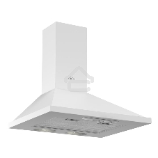 Вытяжка каминная Elikor Оптима 50П-400-П3Л белый, 50 см, 400 куб. м/ч, 55 дБ