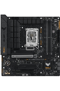 Материнская плата ASUS TUF GAMING B760M-PLUS, LGA 1700, Intel B760, 4xDDR5, 4xSATA, 2xM.2, 1xPCIe 5.0 x16, 1xPCIe 4.0 x4, 1xPCIe x1, 2xUSB-A 3.2 Gen 2, 3xUSB-A 3.2 Gen 1, 2xUSB 2.0, 1xUSB-C 3.2 Gen 2x2, 1x2.5Gb LAN, 5x3.5 мм, 7.1, mATX