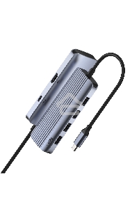 Концентратор USB-C Cudy UH500, 1 USB-C 3.0, 1x 4K@30Hz HDMI Port, 1x 100W USB-C port for PD Charging, 4x USB-A (UH500)