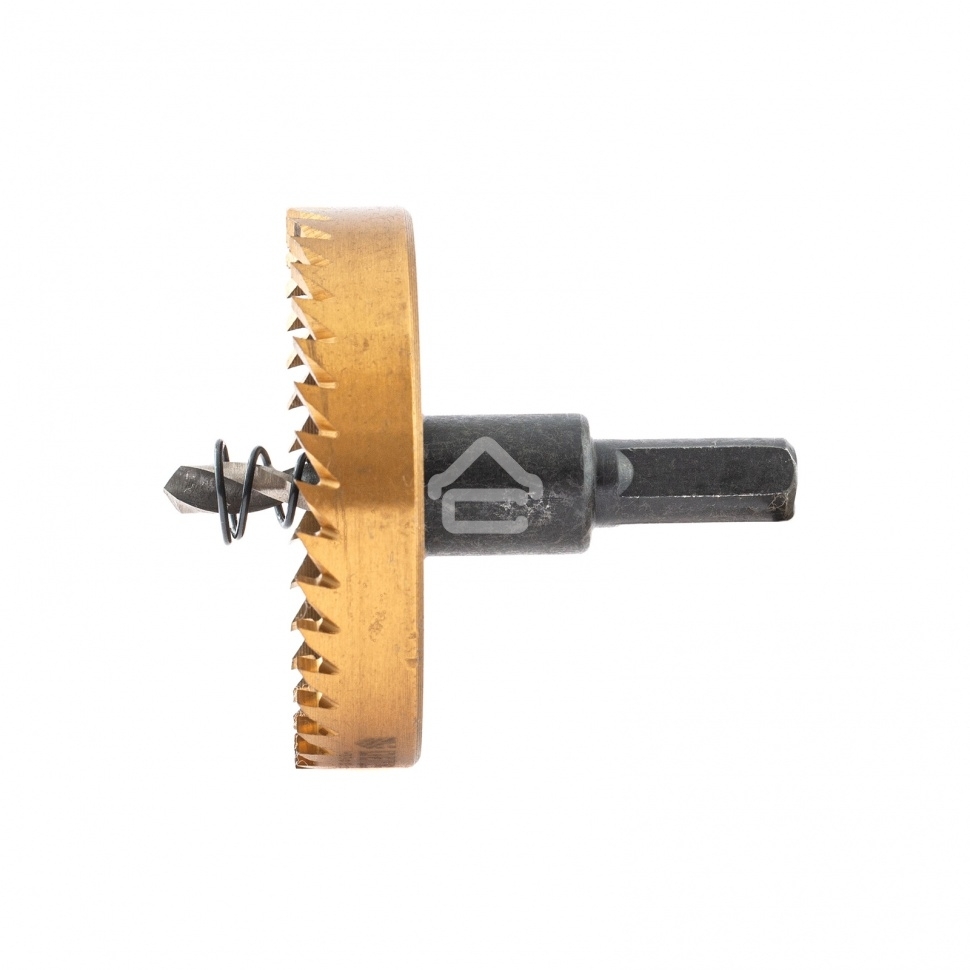 Коронка по металлу Denzel HSS, 63 мм, нитридтитановое покрытие