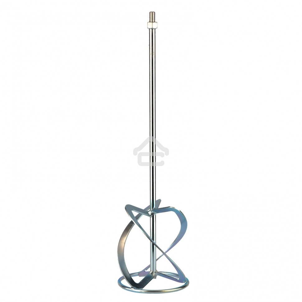 Насадка для миксера Сибртех, для легких растворов,160 х 590 мм, оцинкованная,хвостовик резьба М14