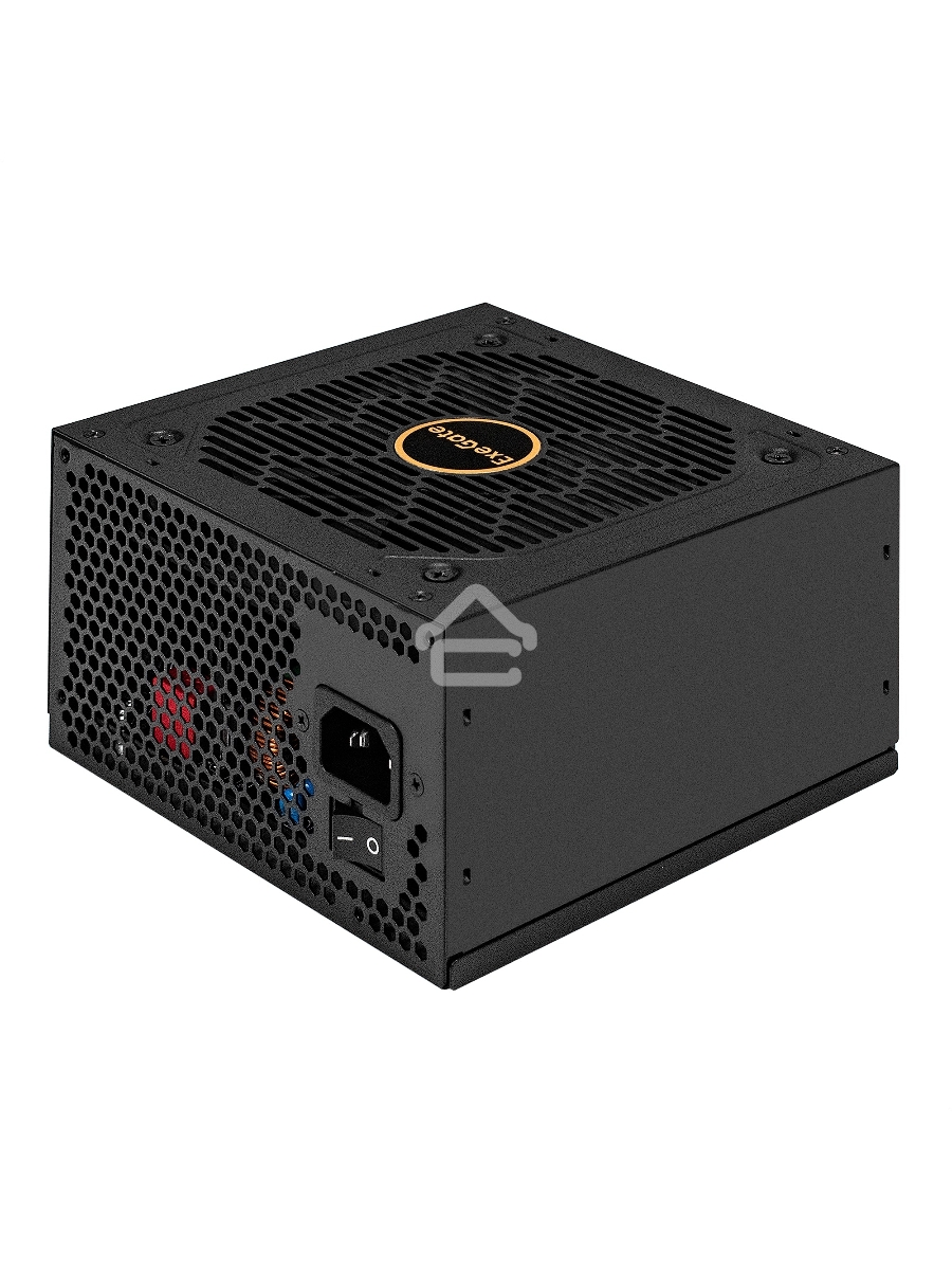 Блок питания 850W ExeGate 80 PLUS® GOLD 850VSP FС (ATX3.0, APFC, КПД 90% (80 PLUS Gold), 120mm fan, 24pin, 2x(4+4)pin, PCIE5.0/12VHPWR, 4xPCI-E, 6xSATA, 3xIDE, 1xFDD, Full Cable Management, black, Color box)