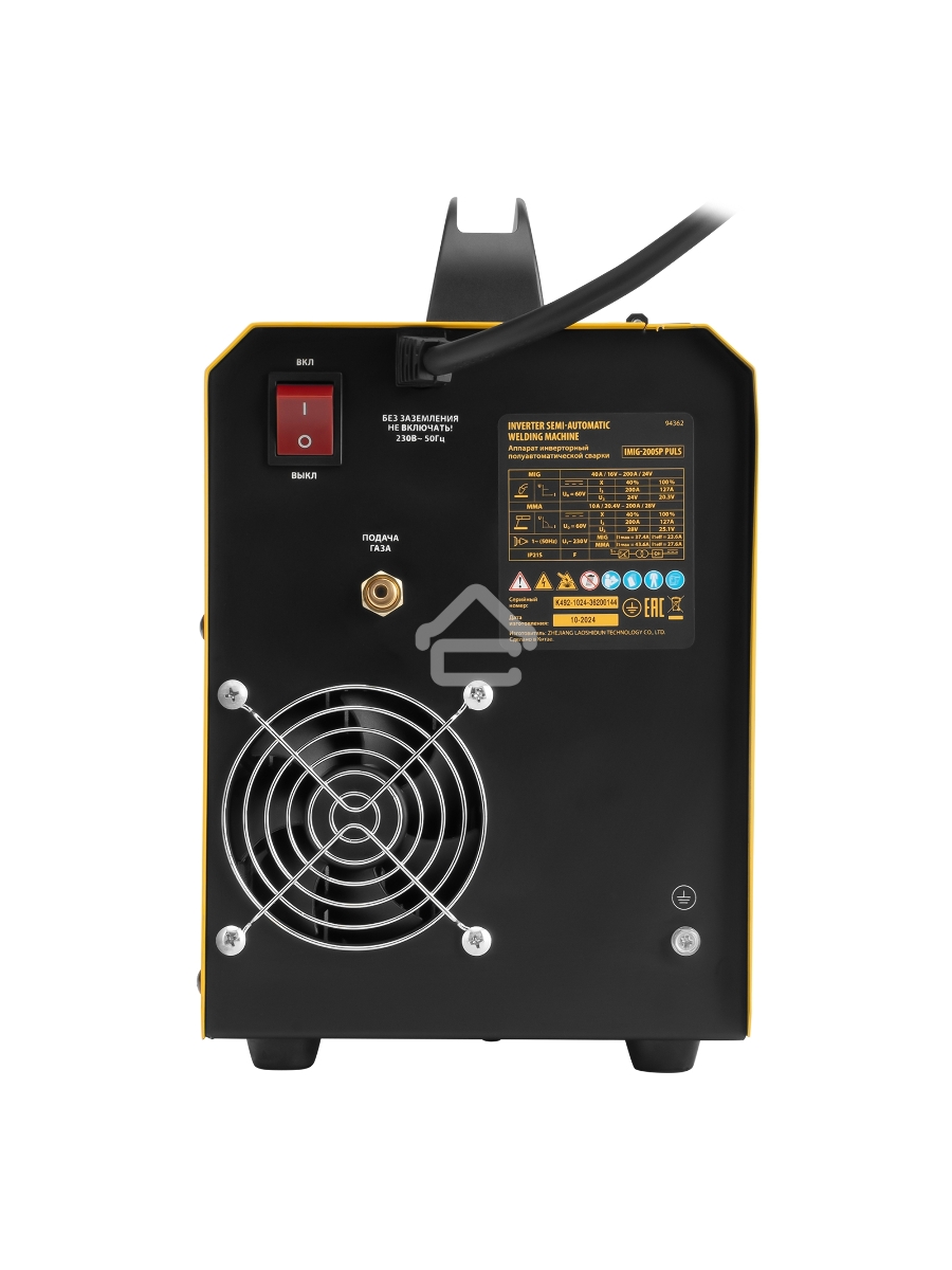 Аппарат инвертор. полуавтомат. cварки IMIG-200SP Pulse, 200 А, ПВ 60%, катушка 5 кг  Denzel