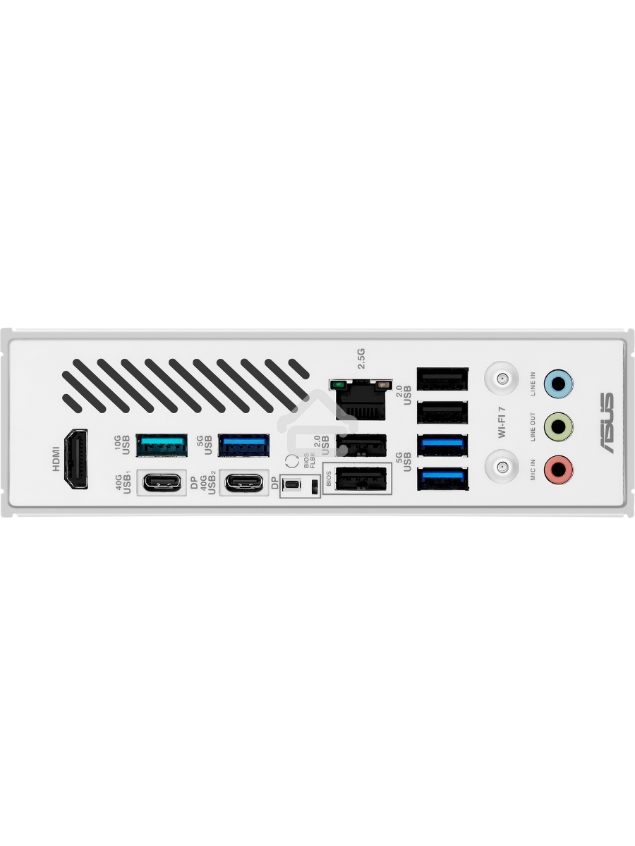Материнская плата ASUS X870 MAX GAMING WIFI7 W, AM5, AMD X870, 4xDDR5, 4xSATA, 3xM.2, 1xPCIe 5.0 x16, 2xPCIe 4.0 x16, 1xPCIe 3.0 x16, 1xHDMI, 2xUSB Type-C (Display), 1x2.5Gb LAN, Wi-Fi 7, Bluetooth 5.4, 2xUSB-C 40Gbps, 1xUSB-A 10Gbps, 3xUSB-A 5Gbps, 4xUSB